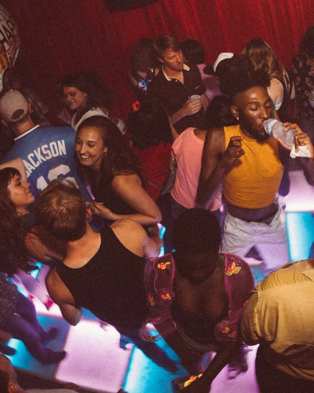 Atlanta Disco Society II at The Basement. East Atlanta. July 28, 2018. Kimber was the DJ. Photos by Stephanie Heath/Oh Snap.