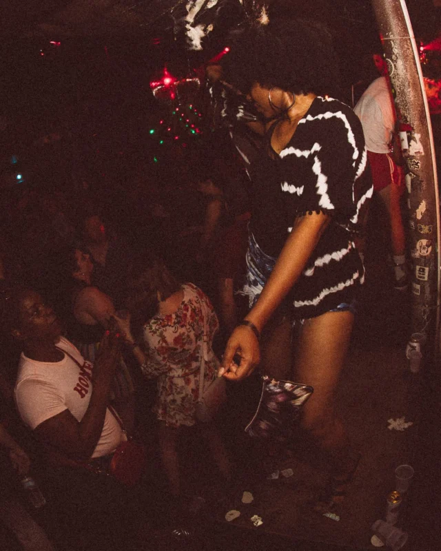 Atlanta Disco Society II at The Basement. East Atlanta. July 28, 2018. Kimber was the DJ. Photos by Stephanie Heath/Oh Snap.