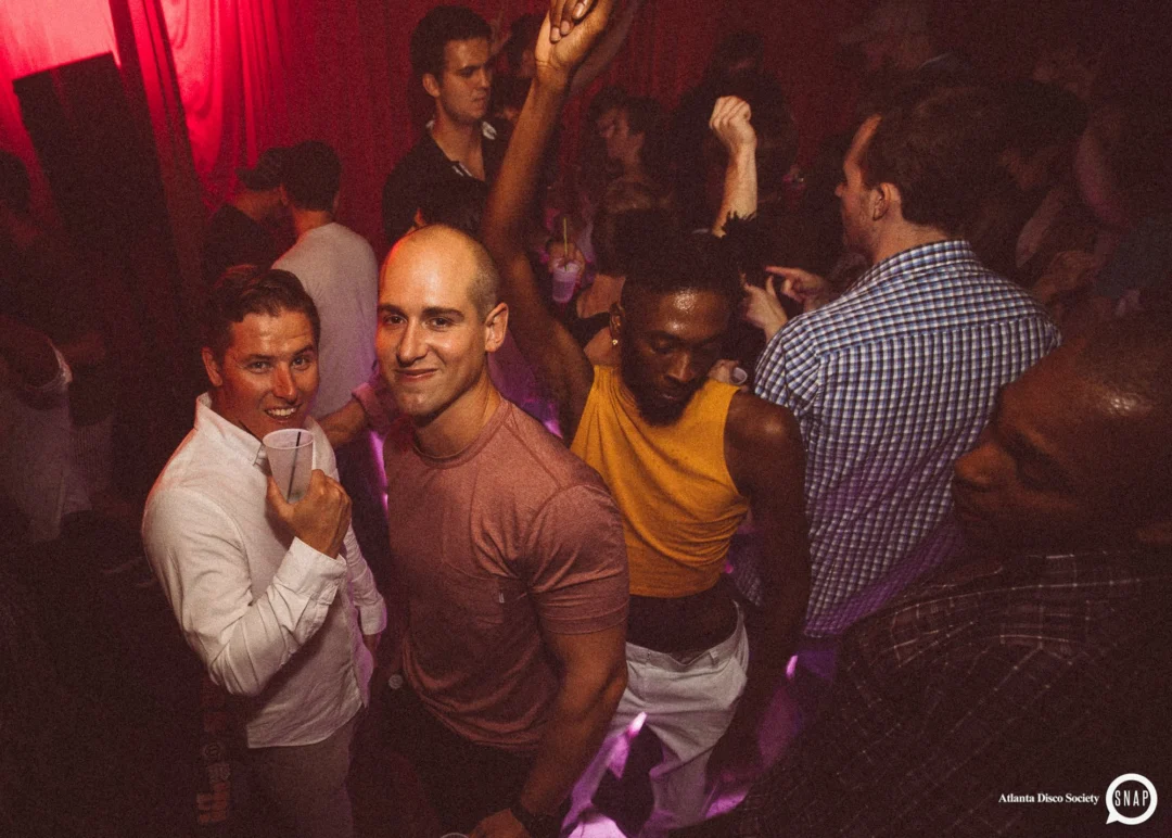 Atlanta Disco Society II at The Basement. East Atlanta. July 28, 2018. Kimber was the DJ. Photos by Stephanie Heath/Oh Snap.