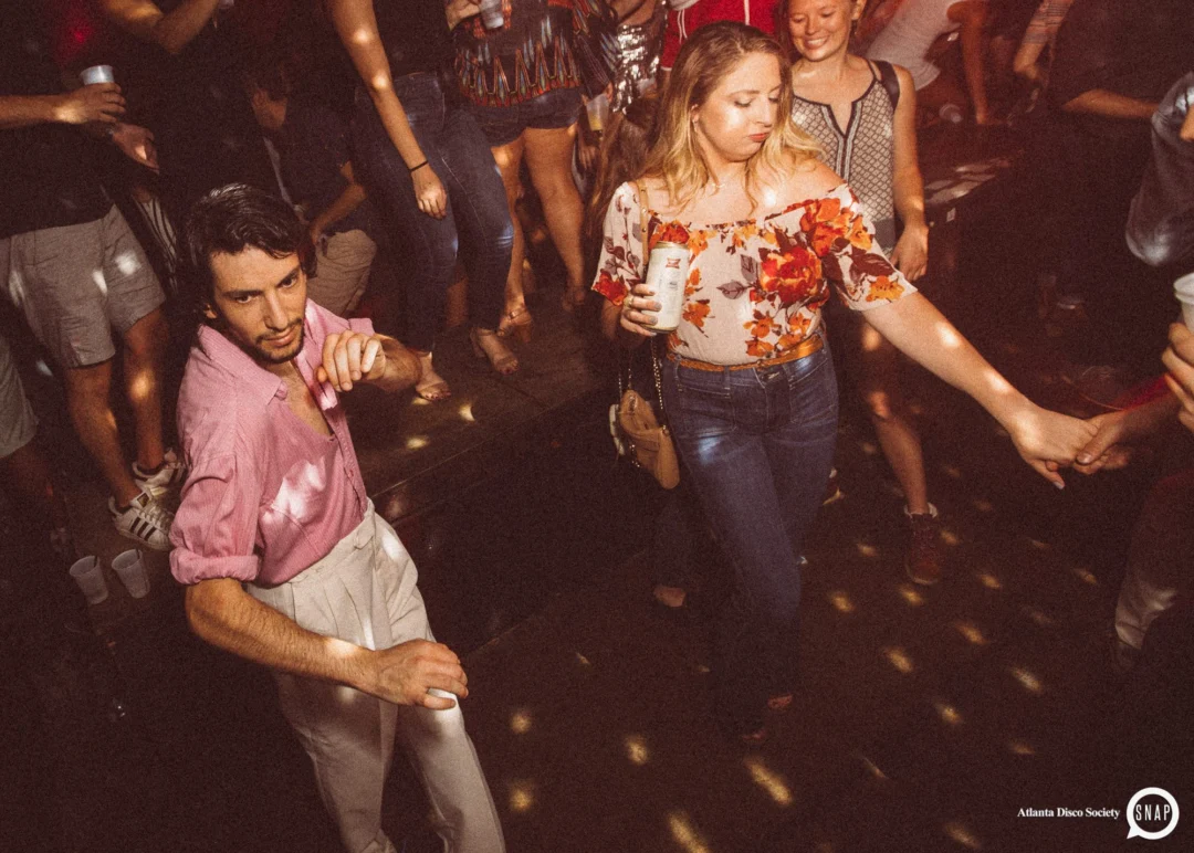 Atlanta Disco Society II at The Basement. East Atlanta. July 28, 2018. Kimber was the DJ. Photos by Stephanie Heath/Oh Snap.