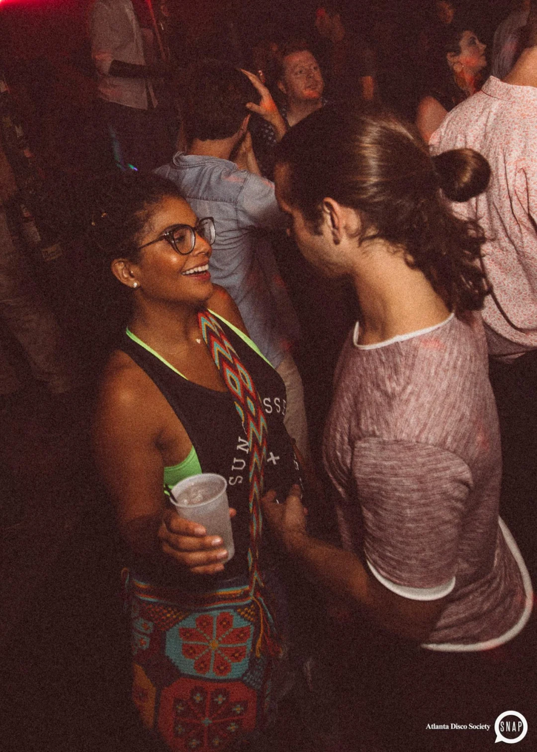 Atlanta Disco Society II at The Basement. East Atlanta. July 28, 2018. Kimber was the DJ. Photos by Stephanie Heath/Oh Snap.