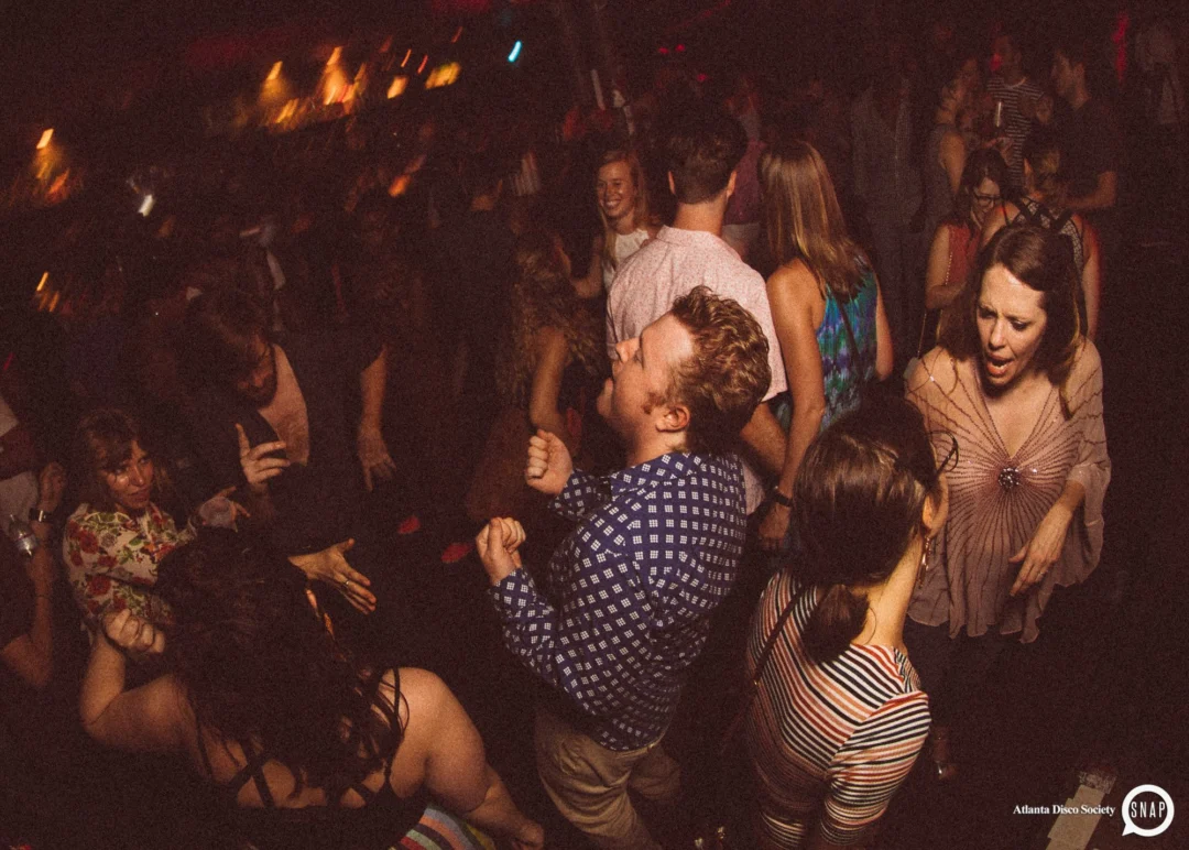 Atlanta Disco Society II at The Basement. East Atlanta. July 28, 2018. Kimber was the DJ. Photos by Stephanie Heath/Oh Snap.