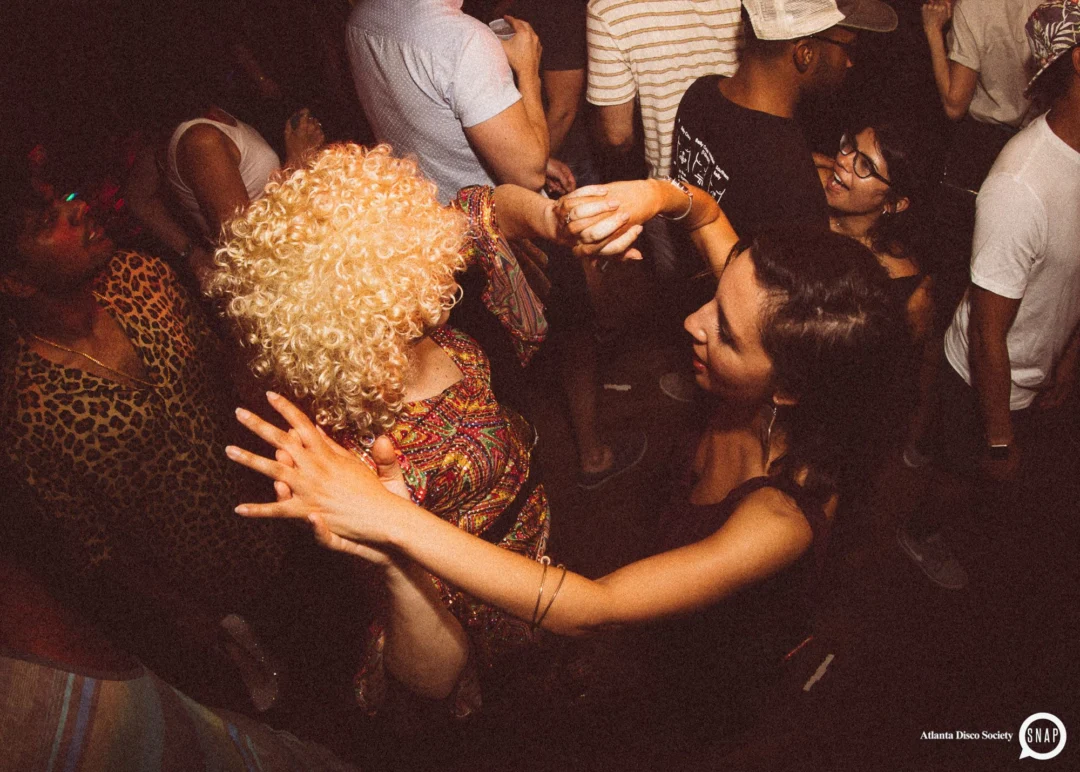 Atlanta Disco Society II at The Basement. East Atlanta. July 28, 2018. Kimber was the DJ. Photos by Stephanie Heath/Oh Snap.