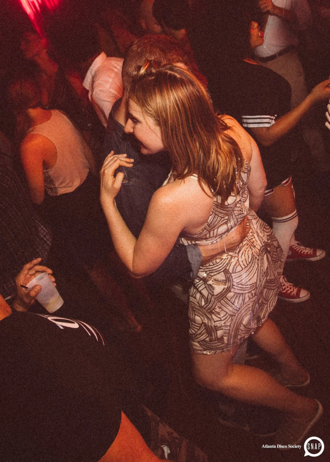 Atlanta Disco Society II at The Basement. East Atlanta. July 28, 2018. Kimber was the DJ. Photos by Stephanie Heath/Oh Snap.