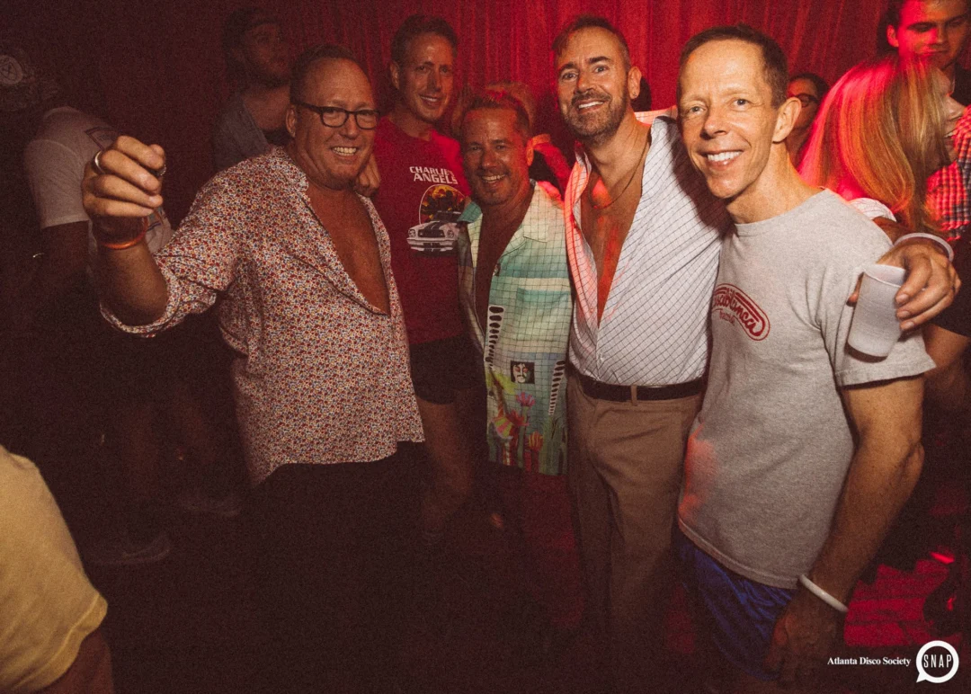 Atlanta Disco Society II at The Basement. East Atlanta. July 28, 2018. Kimber was the DJ. Photos by Stephanie Heath/Oh Snap.