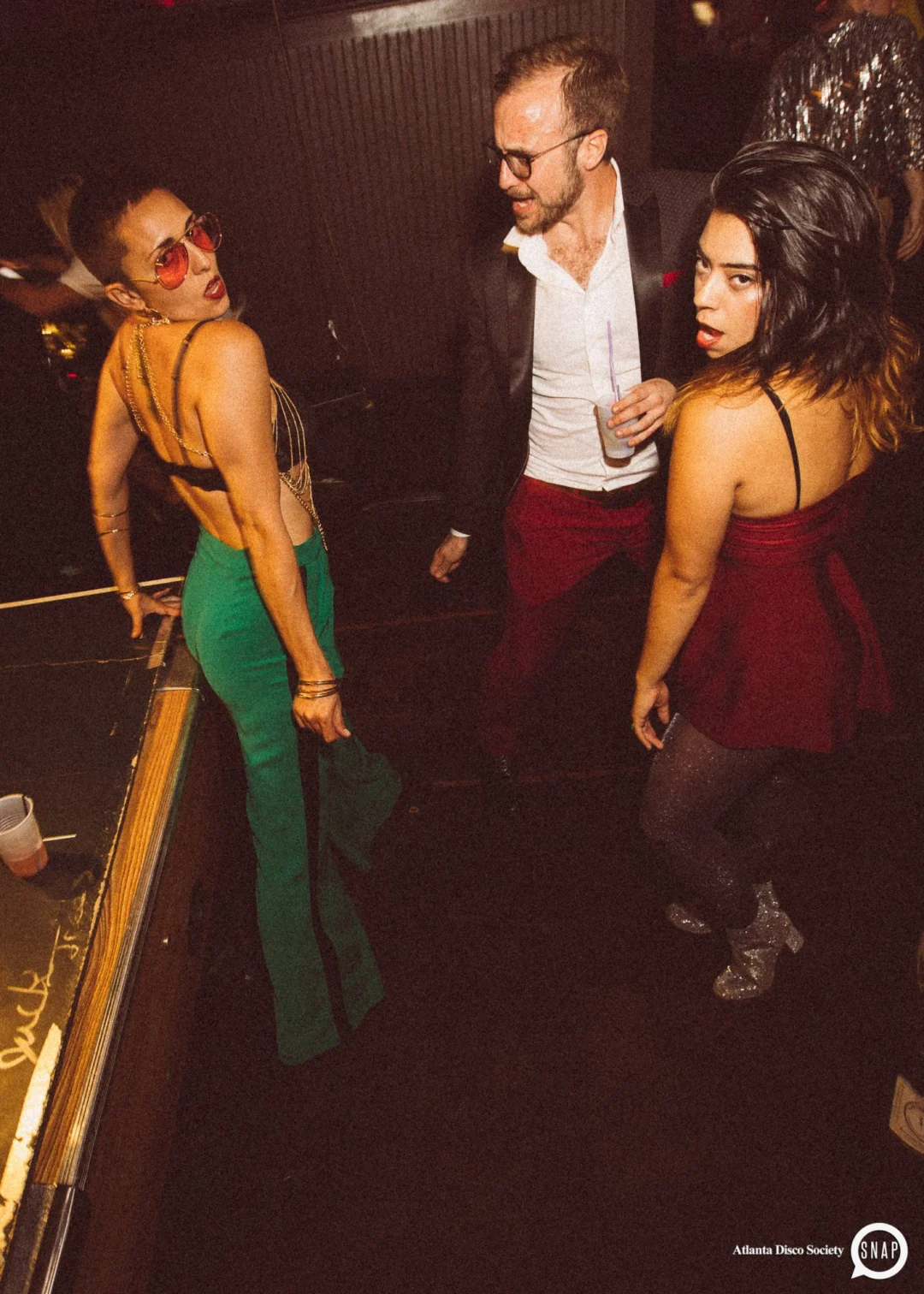 Atlanta Disco Society II at The Basement. East Atlanta. July 28, 2018. Kimber was the DJ. Photos by Stephanie Heath/Oh Snap.