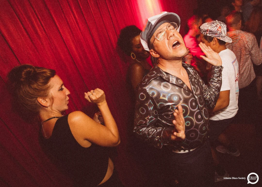 Atlanta Disco Society II at The Basement. East Atlanta. July 28, 2018. Kimber was the DJ. Photos by Stephanie Heath/Oh Snap.