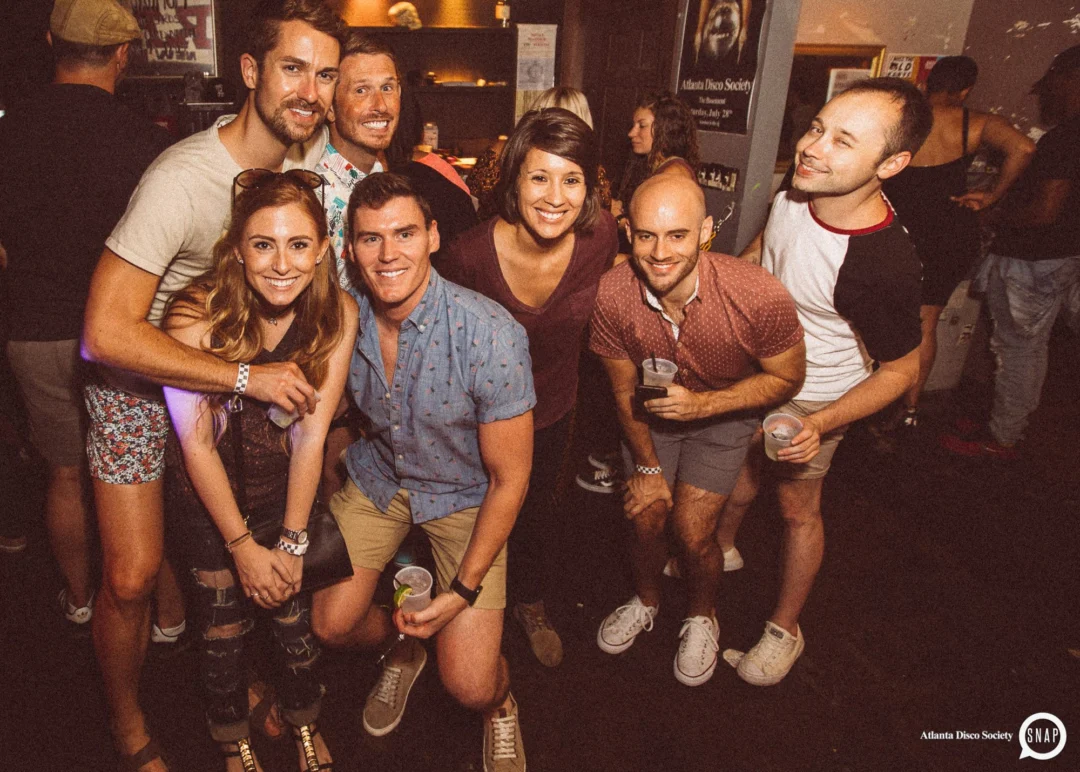 Atlanta Disco Society II at The Basement. East Atlanta. July 28, 2018. Kimber was the DJ. Photos by Stephanie Heath/Oh Snap.