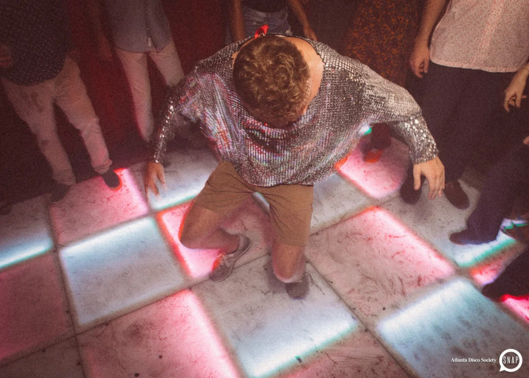 Atlanta Disco Society II at The Basement. East Atlanta. July 28, 2018. Kimber was the DJ. Photos by Stephanie Heath/Oh Snap.