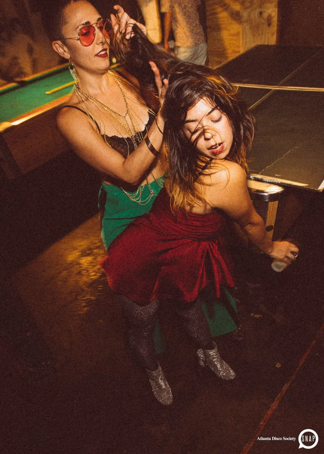 Atlanta Disco Society II at The Basement. East Atlanta. July 28, 2018. Kimber was the DJ. Photos by Stephanie Heath/Oh Snap.