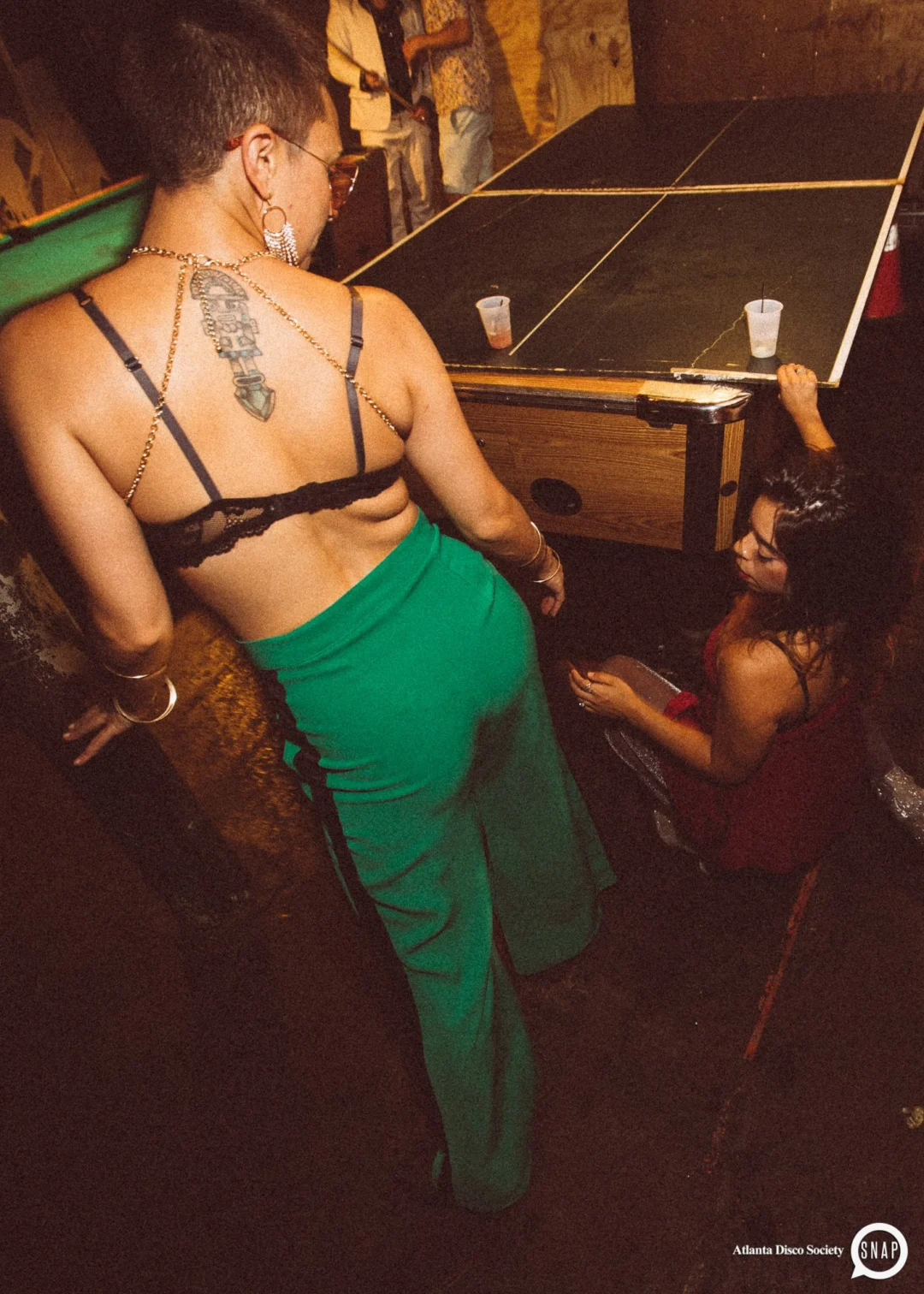 Atlanta Disco Society II at The Basement. East Atlanta. July 28, 2018. Kimber was the DJ. Photos by Stephanie Heath/Oh Snap.