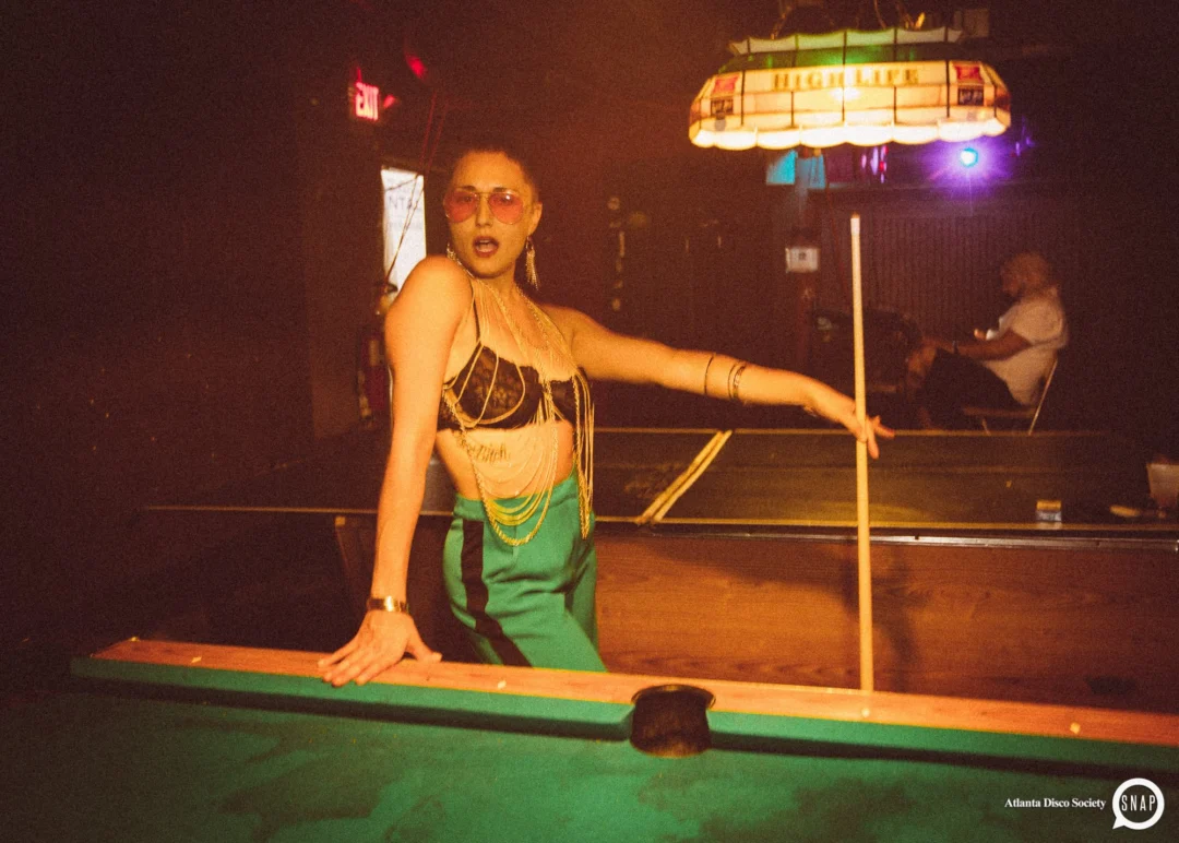 Atlanta Disco Society II at The Basement. East Atlanta. July 28, 2018. Kimber was the DJ. Photos by Stephanie Heath/Oh Snap.