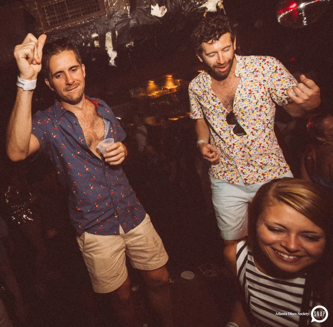 Atlanta Disco Society II at The Basement. East Atlanta. July 28, 2018. Kimber was the DJ. Photos by Stephanie Heath/Oh Snap.