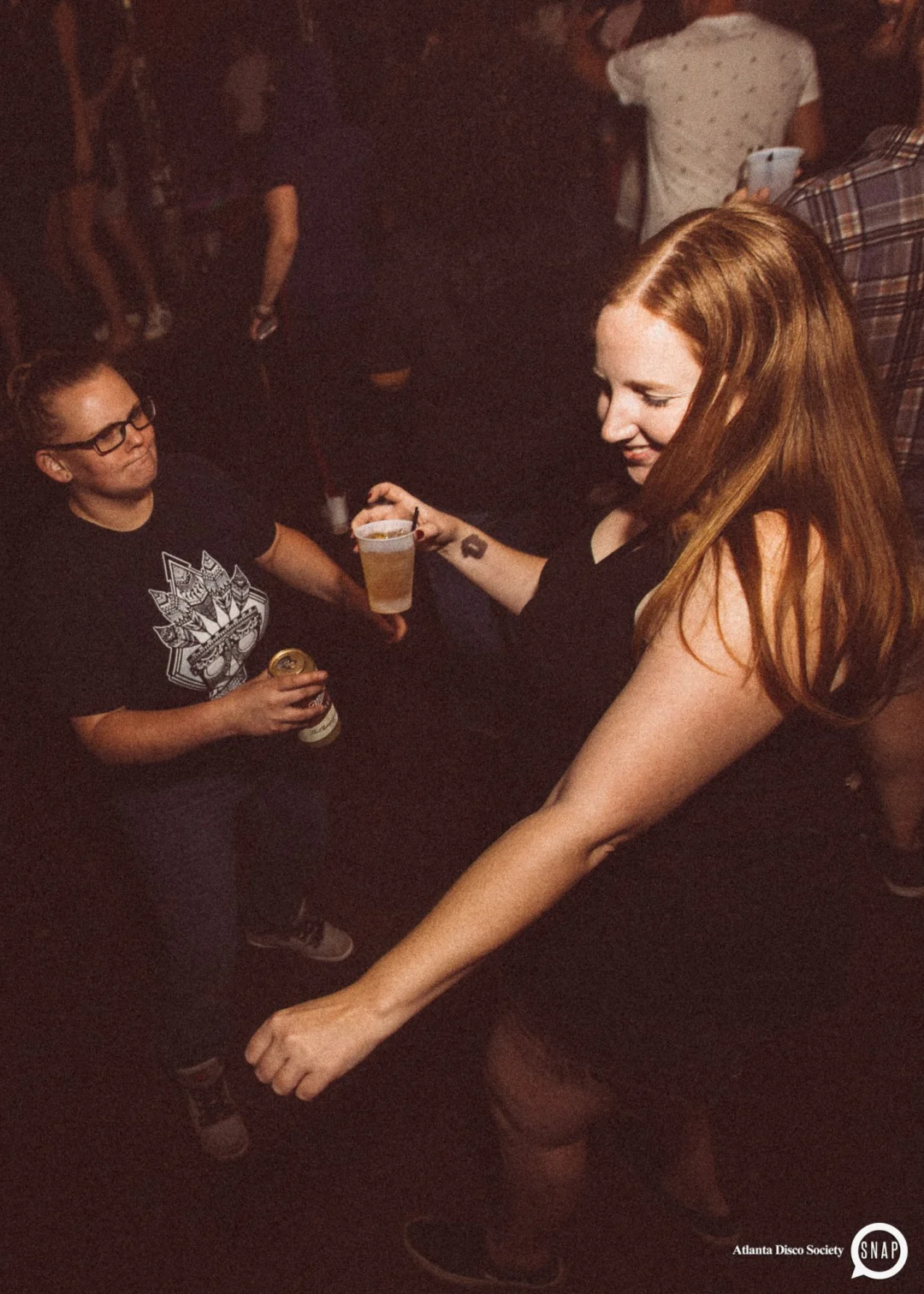 Atlanta Disco Society II at The Basement. East Atlanta. July 28, 2018. Kimber was the DJ. Photos by Stephanie Heath/Oh Snap.