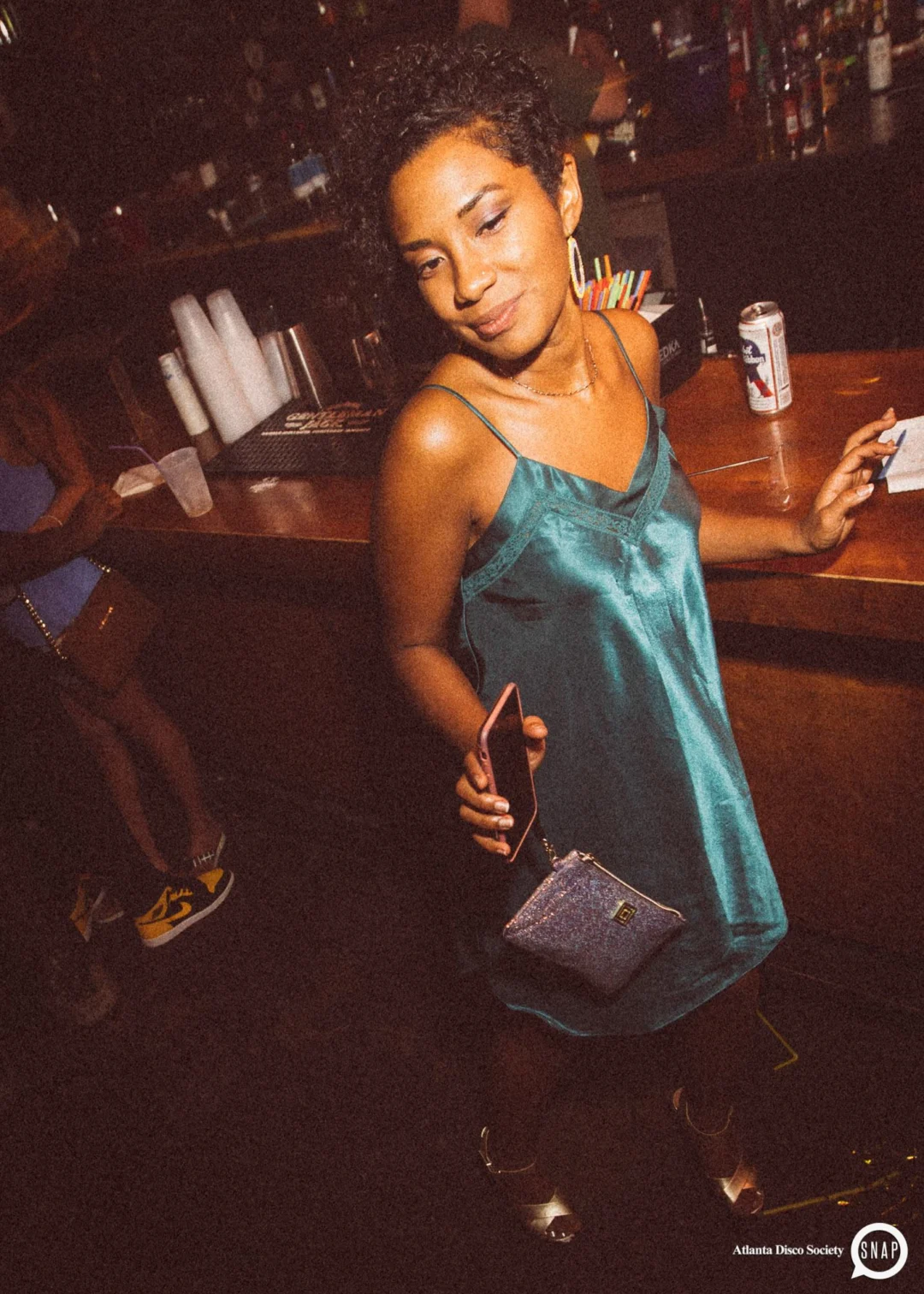 Atlanta Disco Society II at The Basement. East Atlanta. July 28, 2018. Kimber was the DJ. Photos by Stephanie Heath/Oh Snap.