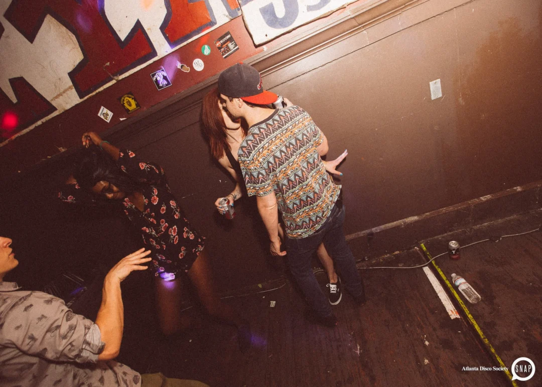 Atlanta Disco Society II at The Basement. East Atlanta. July 28, 2018. Kimber was the DJ. Photos by Stephanie Heath/Oh Snap.