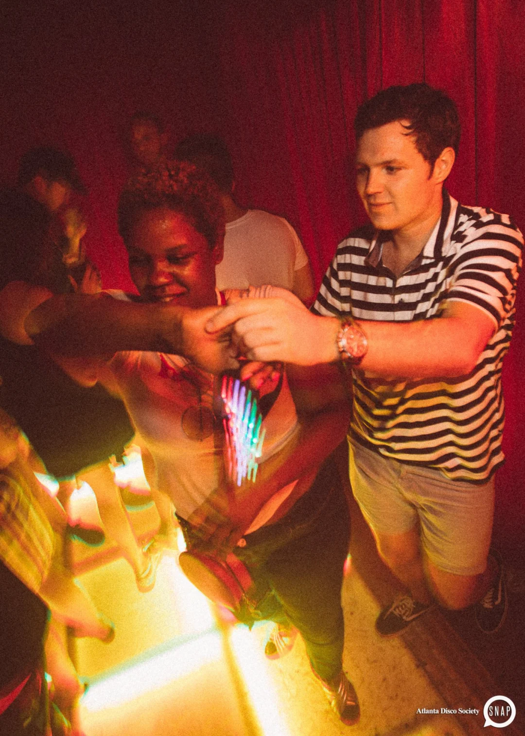 Atlanta Disco Society II at The Basement. East Atlanta. July 28, 2018. Kimber was the DJ. Photos by Stephanie Heath/Oh Snap.