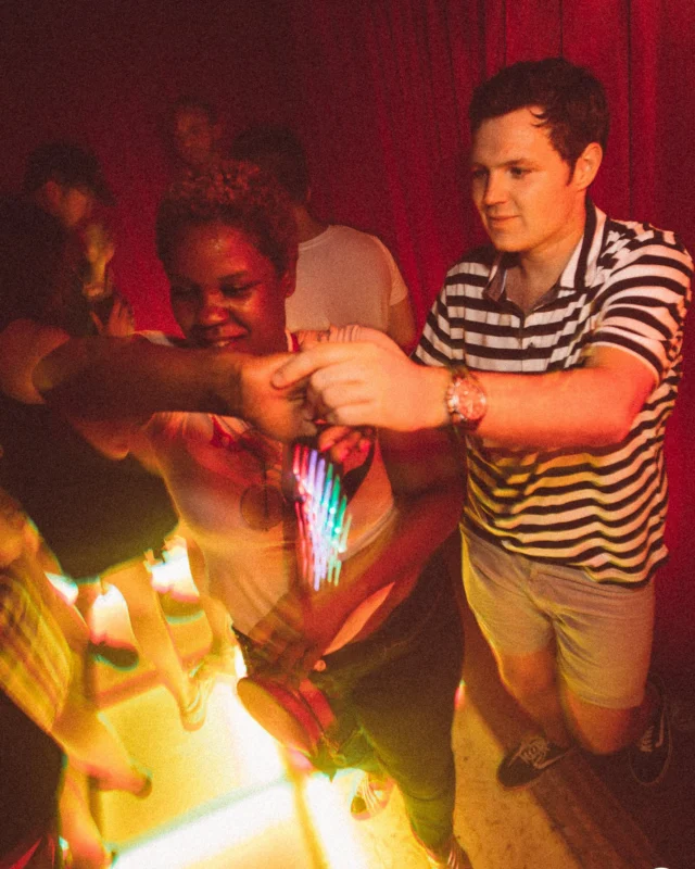 Atlanta Disco Society II at The Basement. East Atlanta. July 28, 2018. Kimber was the DJ. Photos by Stephanie Heath/Oh Snap.