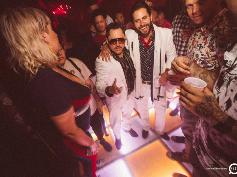 Atlanta Disco Society II at The Basement. East Atlanta. July 28, 2018. Kimber was the DJ. Photos by Stephanie Heath/Oh Snap.