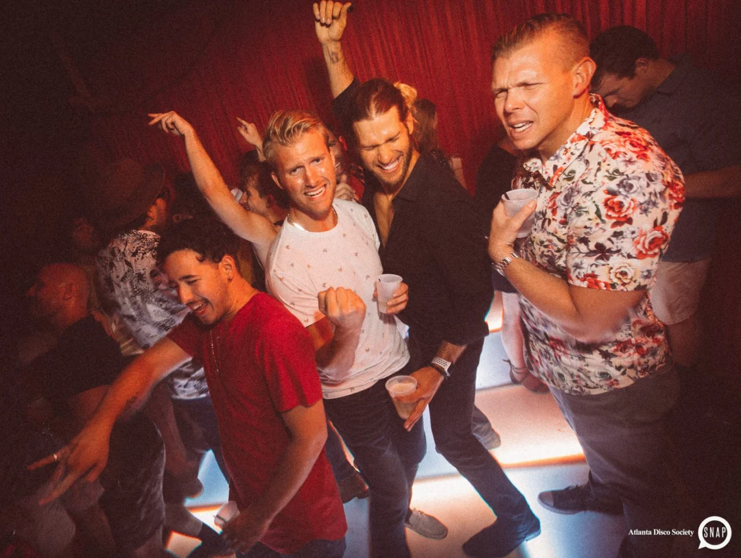 Atlanta Disco Society II at The Basement. East Atlanta. July 28, 2018. Kimber was the DJ. Photos by Stephanie Heath/Oh Snap.