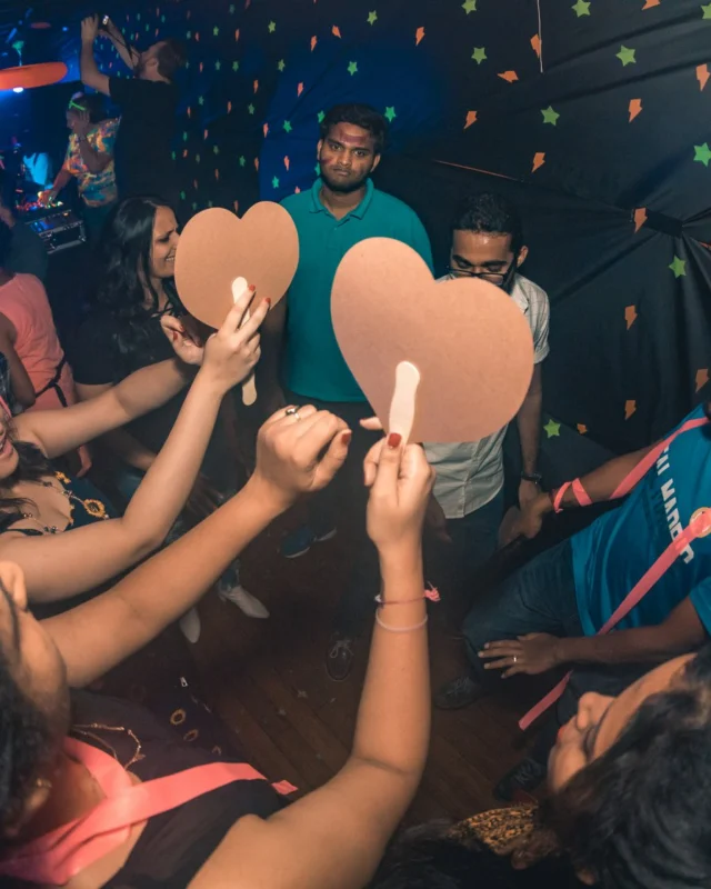 Nonsense GLOW Dance Party. July 2018. We glowed. We got ridiculous. Kimber was the DJ. Photos by Fabeaux/Oh Snap.