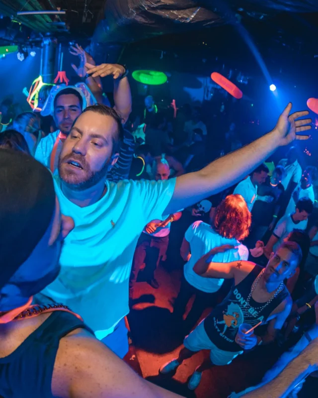 Nonsense GLOW Dance Party. July 2018. We glowed. We got ridiculous. Kimber was the DJ. Photos by Fabeaux/Oh Snap.