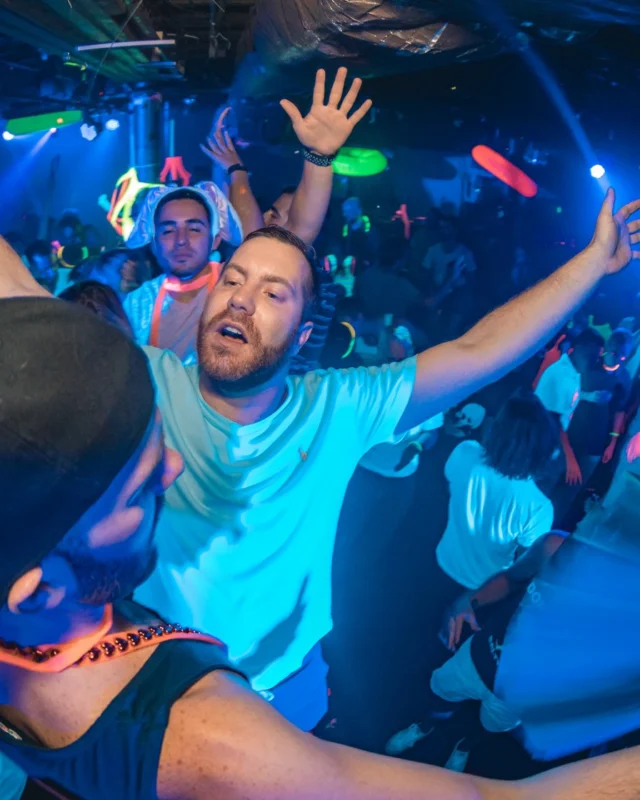 Nonsense GLOW Dance Party. July 2018. We glowed. We got ridiculous. Kimber was the DJ. Photos by Fabeaux/Oh Snap.