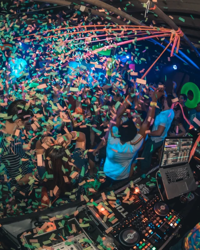 Nonsense GLOW Dance Party. July 2018. We glowed. We got ridiculous. Kimber was the DJ. Photos by Fabeaux/Oh Snap.