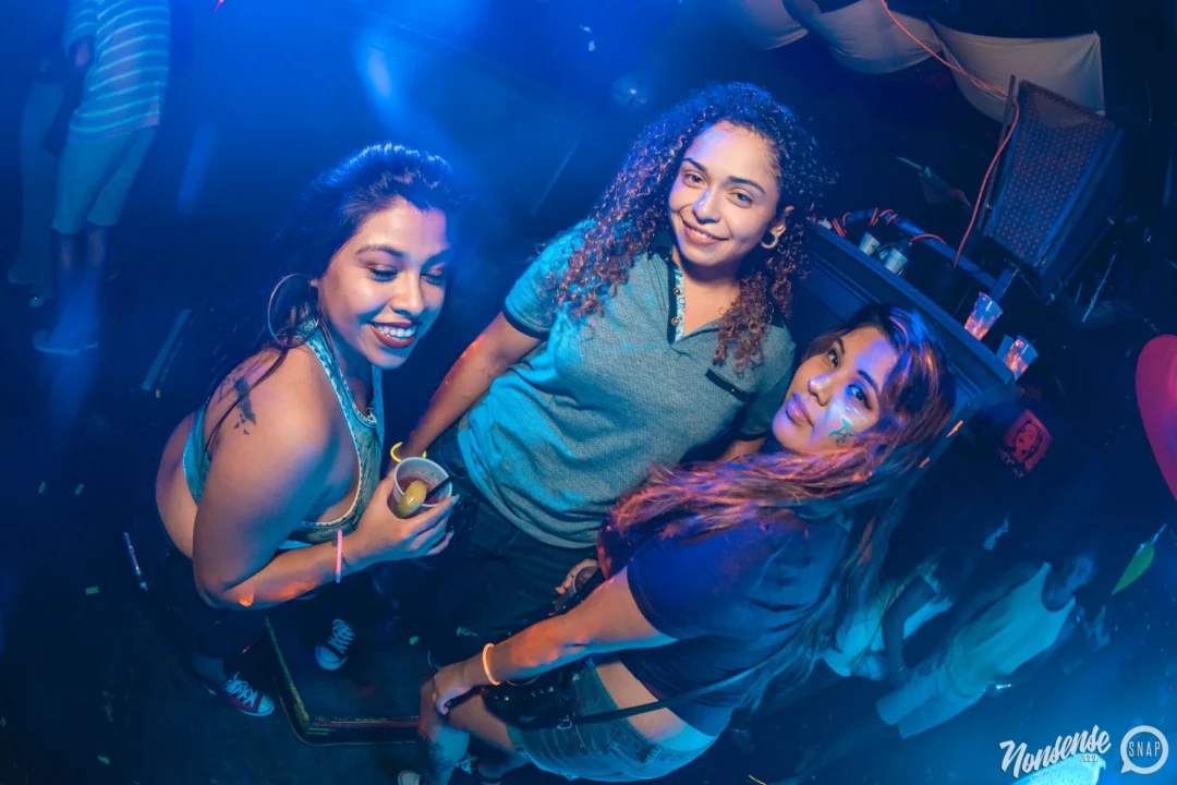 Nonsense GLOW Dance Party. July 2018. We glowed. We got ridiculous. Kimber was the DJ. Photos by Fabeaux/Oh Snap.