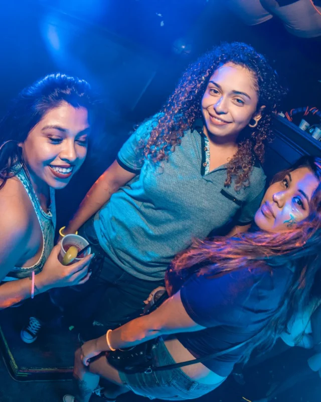 Nonsense GLOW Dance Party. July 2018. We glowed. We got ridiculous. Kimber was the DJ. Photos by Fabeaux/Oh Snap.