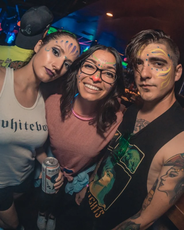 Nonsense GLOW Dance Party. July 2018. We glowed. We got ridiculous. Kimber was the DJ. Photos by Fabeaux/Oh Snap.