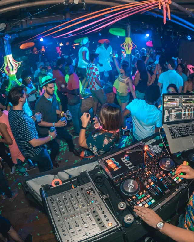 Nonsense GLOW Dance Party. July 2018. We glowed. We got ridiculous. Kimber was the DJ. Photos by Fabeaux/Oh Snap.