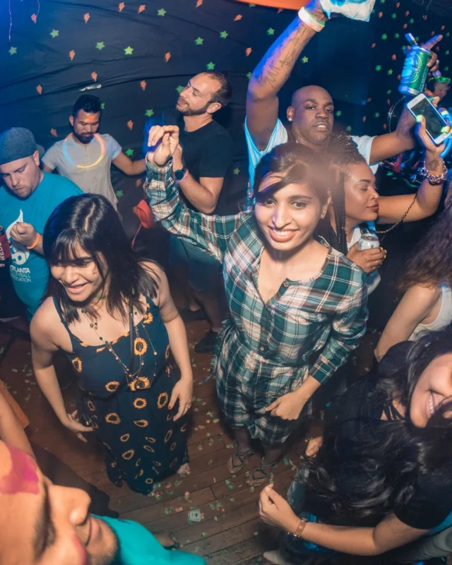 Nonsense GLOW Dance Party. July 2018. We glowed. We got ridiculous. Kimber was the DJ. Photos by Fabeaux/Oh Snap.