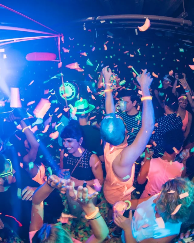 Nonsense GLOW Dance Party. July 2018. We glowed. We got ridiculous. Kimber was the DJ. Photos by Fabeaux/Oh Snap.