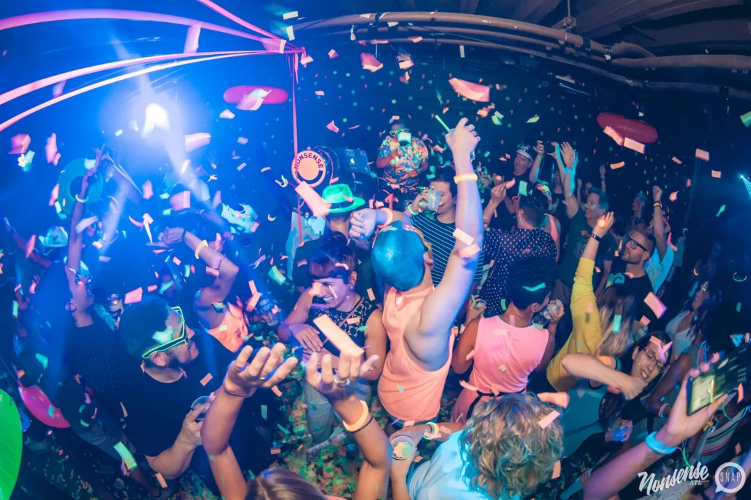 Nonsense GLOW Dance Party. July 2018. We glowed. We got ridiculous. Kimber was the DJ. Photos by Fabeaux/Oh Snap.