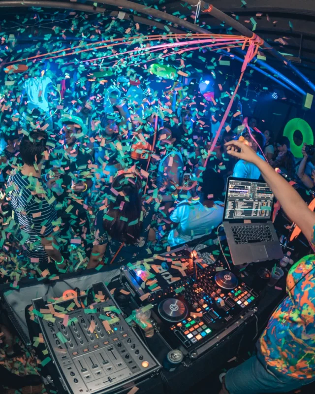 Nonsense GLOW Dance Party. July 2018. We glowed. We got ridiculous. Kimber was the DJ. Photos by Fabeaux/Oh Snap.