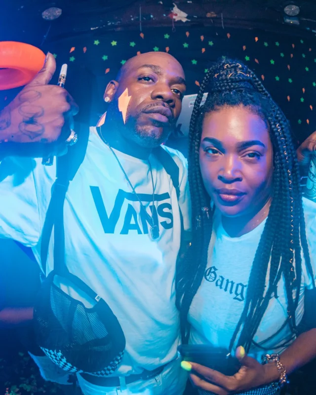 Nonsense GLOW Dance Party. July 2018. We glowed. We got ridiculous. Kimber was the DJ. Photos by Fabeaux/Oh Snap.
