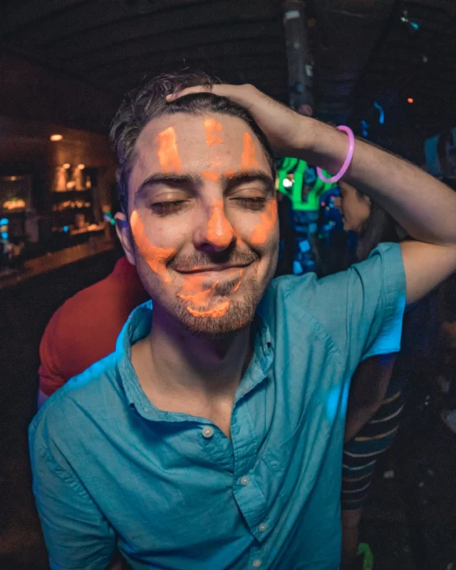 Nonsense GLOW Dance Party. July 2018. We glowed. We got ridiculous. Kimber was the DJ. Photos by Fabeaux/Oh Snap.