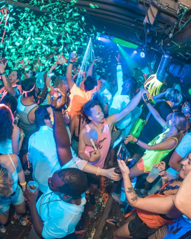 Nonsense GLOW Dance Party. July 2018. We glowed. We got ridiculous. Kimber was the DJ. Photos by Fabeaux/Oh Snap.