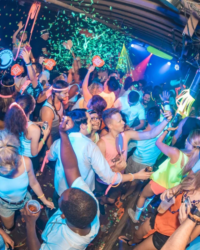 Nonsense GLOW Dance Party. July 2018. We glowed. We got ridiculous. Kimber was the DJ. Photos by Fabeaux/Oh Snap.