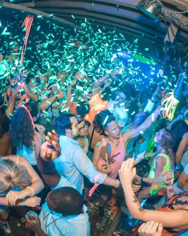 Nonsense GLOW Dance Party. July 2018. We glowed. We got ridiculous. Kimber was the DJ. Photos by Fabeaux/Oh Snap.