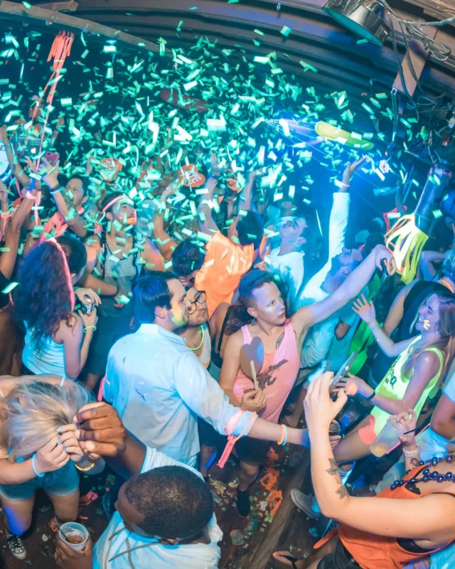 Nonsense GLOW Dance Party. July 2018. We glowed. We got ridiculous. Kimber was the DJ. Photos by Fabeaux/Oh Snap.