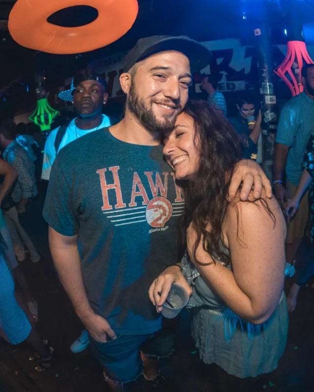 Nonsense GLOW Dance Party. July 2018. We glowed. We got ridiculous. Kimber was the DJ. Photos by Fabeaux/Oh Snap.
