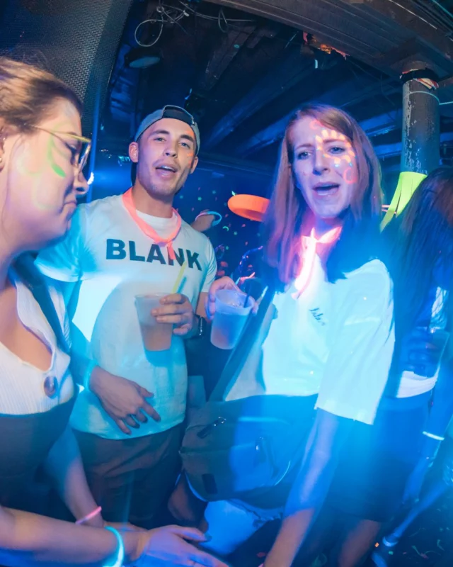 Nonsense GLOW Dance Party. July 2018. We glowed. We got ridiculous. Kimber was the DJ. Photos by Fabeaux/Oh Snap.