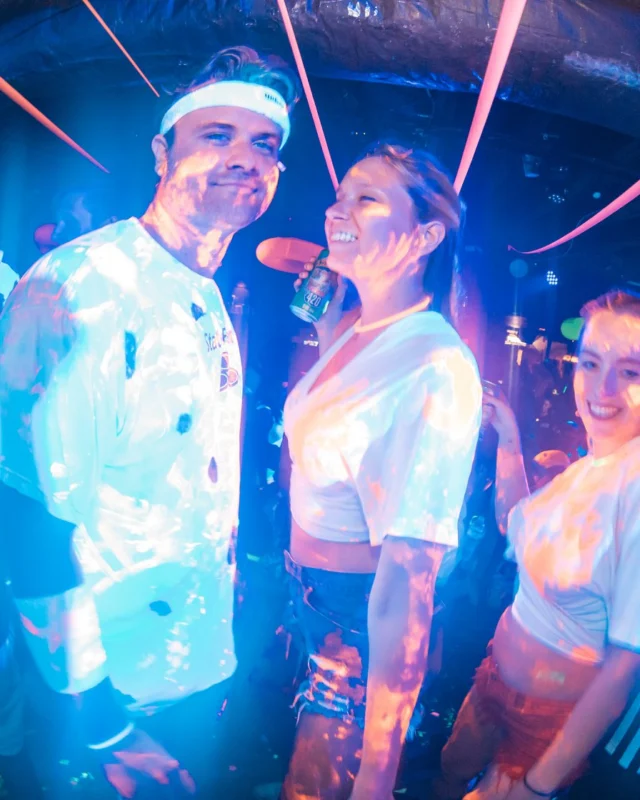 Nonsense GLOW Dance Party. July 2018. We glowed. We got ridiculous. Kimber was the DJ. Photos by Fabeaux/Oh Snap.
