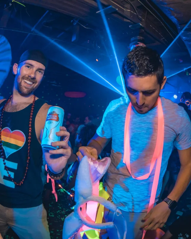 Nonsense GLOW Dance Party. July 2018. We glowed. We got ridiculous. Kimber was the DJ. Photos by Fabeaux/Oh Snap.
