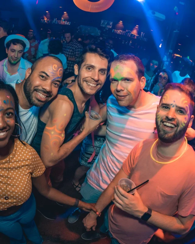 Nonsense GLOW Dance Party. July 2018. We glowed. We got ridiculous. Kimber was the DJ. Photos by Fabeaux/Oh Snap.