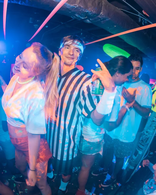 Nonsense GLOW Dance Party. July 2018. We glowed. We got ridiculous. Kimber was the DJ. Photos by Fabeaux/Oh Snap.