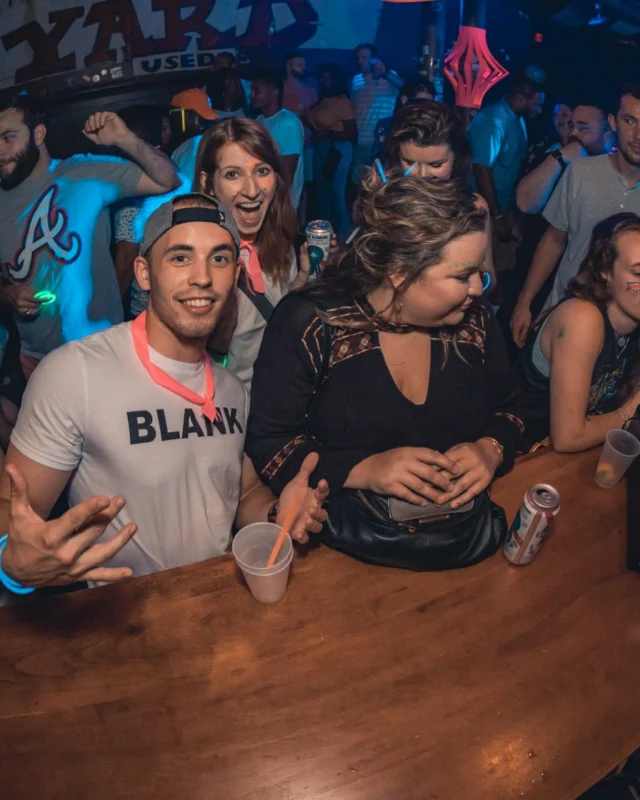 Nonsense GLOW Dance Party. July 2018. We glowed. We got ridiculous. Kimber was the DJ. Photos by Fabeaux/Oh Snap.