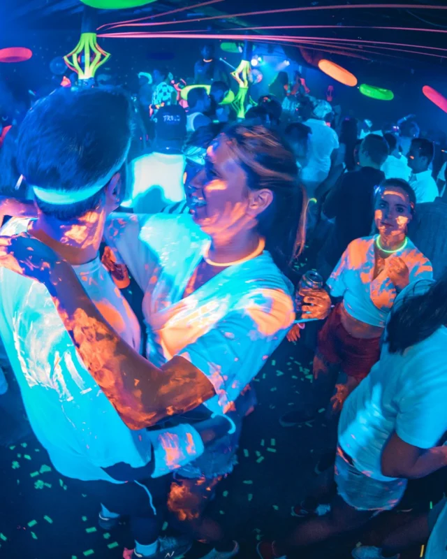 Nonsense GLOW Dance Party. July 2018. We glowed. We got ridiculous. Kimber was the DJ. Photos by Fabeaux/Oh Snap.